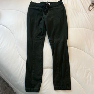 Loft Green Skinny Ankle Pants - Size 6